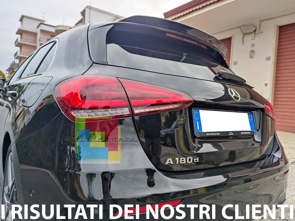 MERCEDES A-CLASS W177 AMG LOOK LOW WING GLOSS BLACK ABS ROOF SPOILER