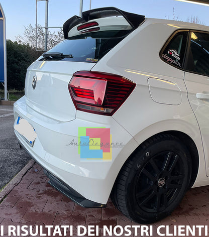 SPOILER POSTERIORE SUL TETTO PER VW POLO AW1 2017+ ABS / PLASTIC ALETTONE