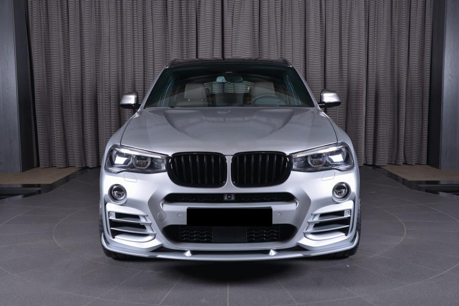 BMW X3 F25 X4 F26 DAL 2015+ LAMA SOTTO PARAURTI ANTERIORE SPLITTER AUTOELEGANCERICAMBI