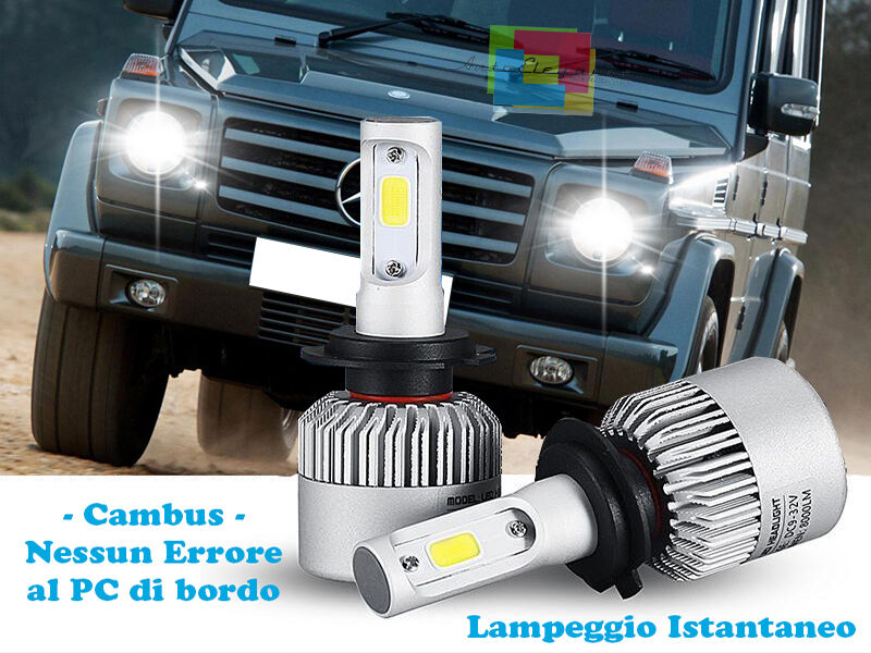 LAMPADE ABBAGLIANTI ANABBAGLIANTI LED MERCEDES CLASSE G W463 ISTANTANEO CREE ---