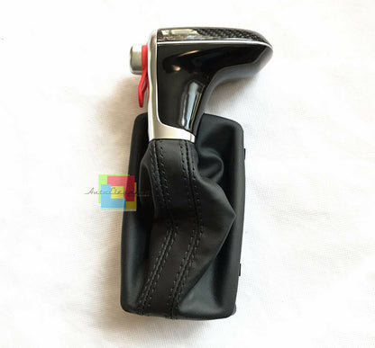 AUDI A5 2007-2015 POMELLO DEL CAMBIO AUTOMATICO PELLE CARBON LOOK SLINE AUTOELEGANCERICAMBI