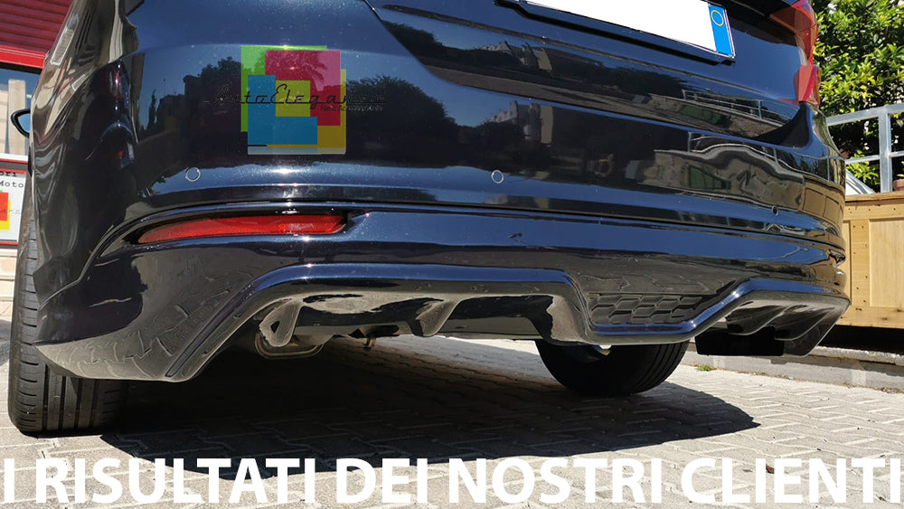 FIAT TIPO BERLINA 2014+ SOTTO PARAURTI POSTERIORE DIFFUSORE ABS