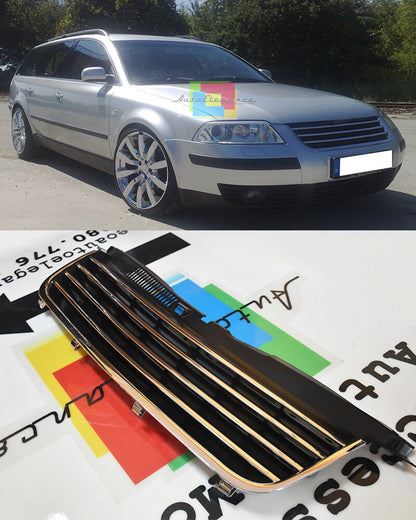 VW PASSAT 3BG 2000-2005 GRIGLIA ANTERIORE CROMATA LOOK TUNING - CALANDRA -