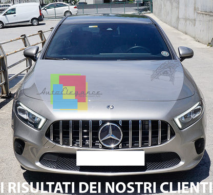 GRIGLIA ANTERIORE MERCEDES CLASSE A W177 MASCHERINA AMG PANAMERICANA SENZA CAMERA