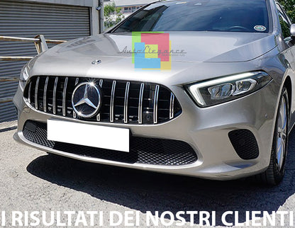 GRIGLIA ANTERIORE MERCEDES CLASSE A W177 MASCHERINA AMG PANAMERICANA SENZA CAMERA