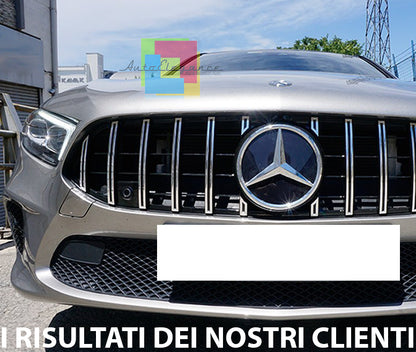 GRIGLIA ANTERIORE MERCEDES CLASSE A W177 MASCHERINA AMG PANAMERICANA SENZA CAMERA