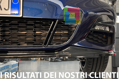 BMW SERIE 3 G20 G21 SPLITTER SOTTO PARAURTI ANTERIORE NERO ABS LAMA M3 LOOK AUTOELEGANCERICAMBI