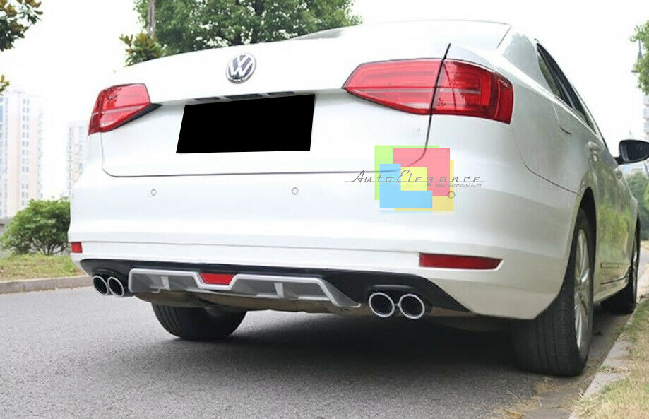 DIFFUSORE PER VW JETTA SOTTO PARAURTI POSTERIORE QUATTRO TERMINALI ABS -