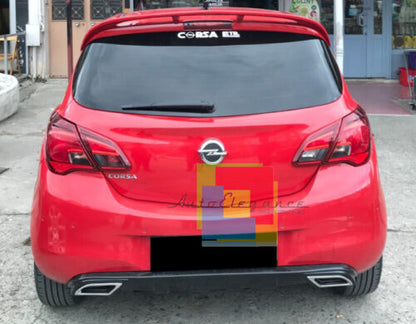OPEL CORSA E 2014+ 5 PORTE ALETTONE LOOK OPC SPOILER POSTERIORE SUL TETTO