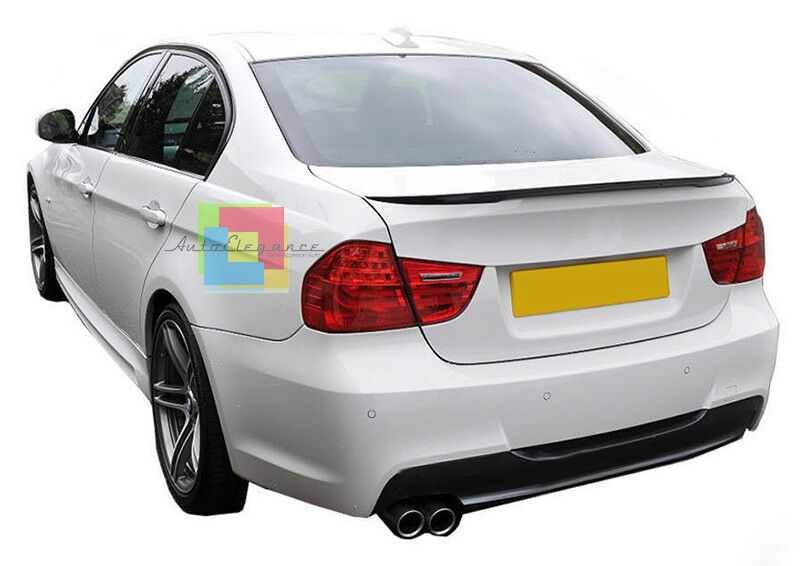 BMW SERIE 3 E90 BERLINA 2005-2012 SPOILER SUL COFANO LOOK M-TECH IN ABS AUTOELEGANCERICAMBI