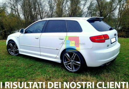 SIDE SKIRTS AUDI A3 8P 2005-2012 SPORTBACK LOOK SLINE UNDER DOOR ABS 