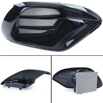 Sports bumper with radiator grille Gloss black for Mercedes CLA C118 from 19