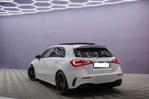 SPOILER POSTERIORE AMG TETTO MERCEDES CLASSE A W177 BASSO NERO LUCIDO A35 .-