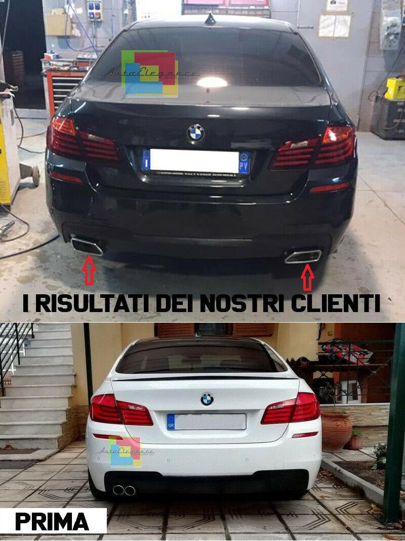 TERMINALI OVALI BMW SERIE 5 F10 F11 2011-2017