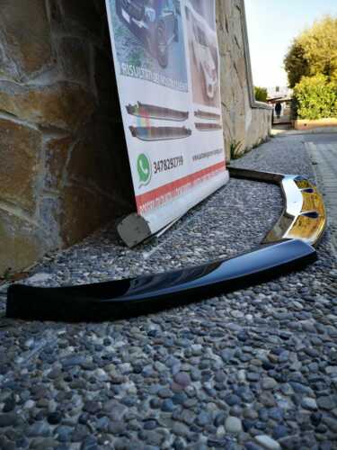 SPOILER SOTTO PARAURTI ANTERIORE LAMA SEAT LEON 5F 2017+ CUPRA FR NERO SPLITTER