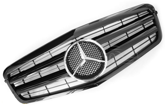 FRONT SPORT GRILL GLOSS BLACK GRILL AMG look for Mercedes W212 E-CLASS