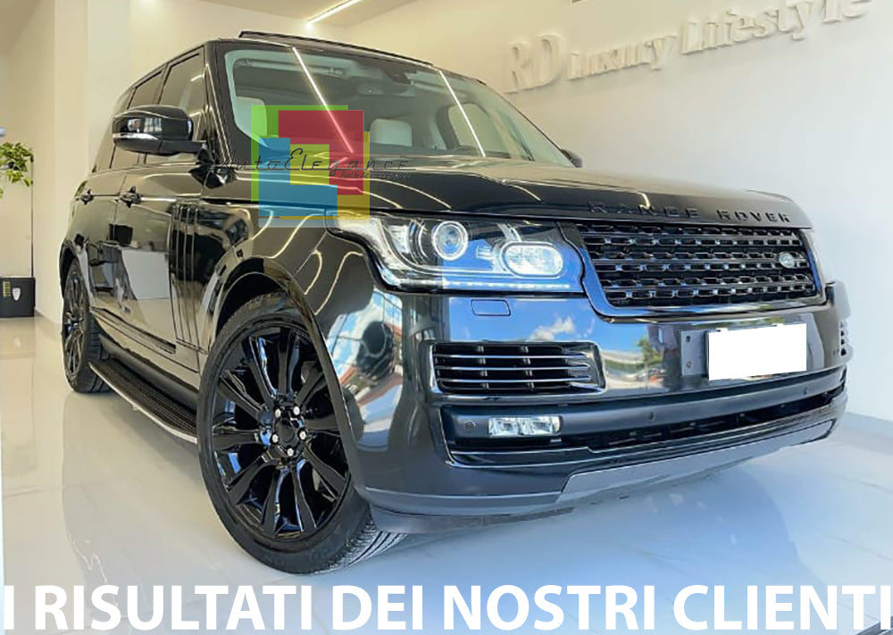 PEDANE LATERALI RANGE ROVER VOGUE L405 2012+ SOTTOPORTA IN ALLUMINIO / ABS