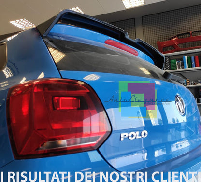 ALETTONE LOOK GTI SPOILER POSTERIORE SUL TETTO PER VW POLO 6R 6C 2011-2017 ABS AUTOELEGANCERICAMBI