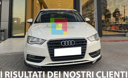 SPLITTER UNDER FRONT BUMPER AUDI A3 8V 2012-2015 SPOILER ABS / PLASTIC