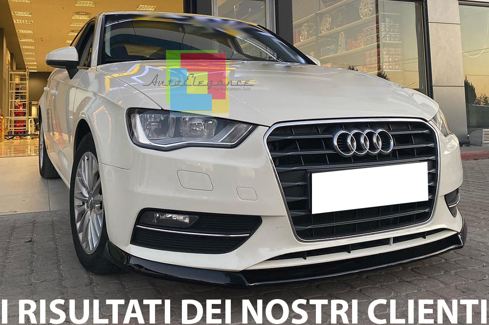 SPLITTER UNDER FRONT BUMPER AUDI A3 8V 2012-2015 SPOILER ABS / PLASTIC