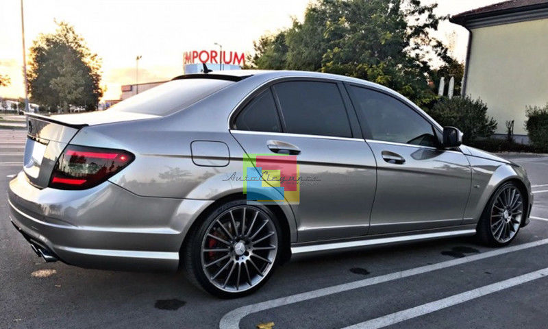 MERCEDES W204 BERLINA 2007-2012 SPOILER POSTERIORE COFANO LOOK C63 AMG