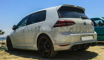 DIFFUSORE SOTTO PARAURTI PER VW GOLF 7 2012 IN POI POSTERIORE LOOK SPORTIVO .-