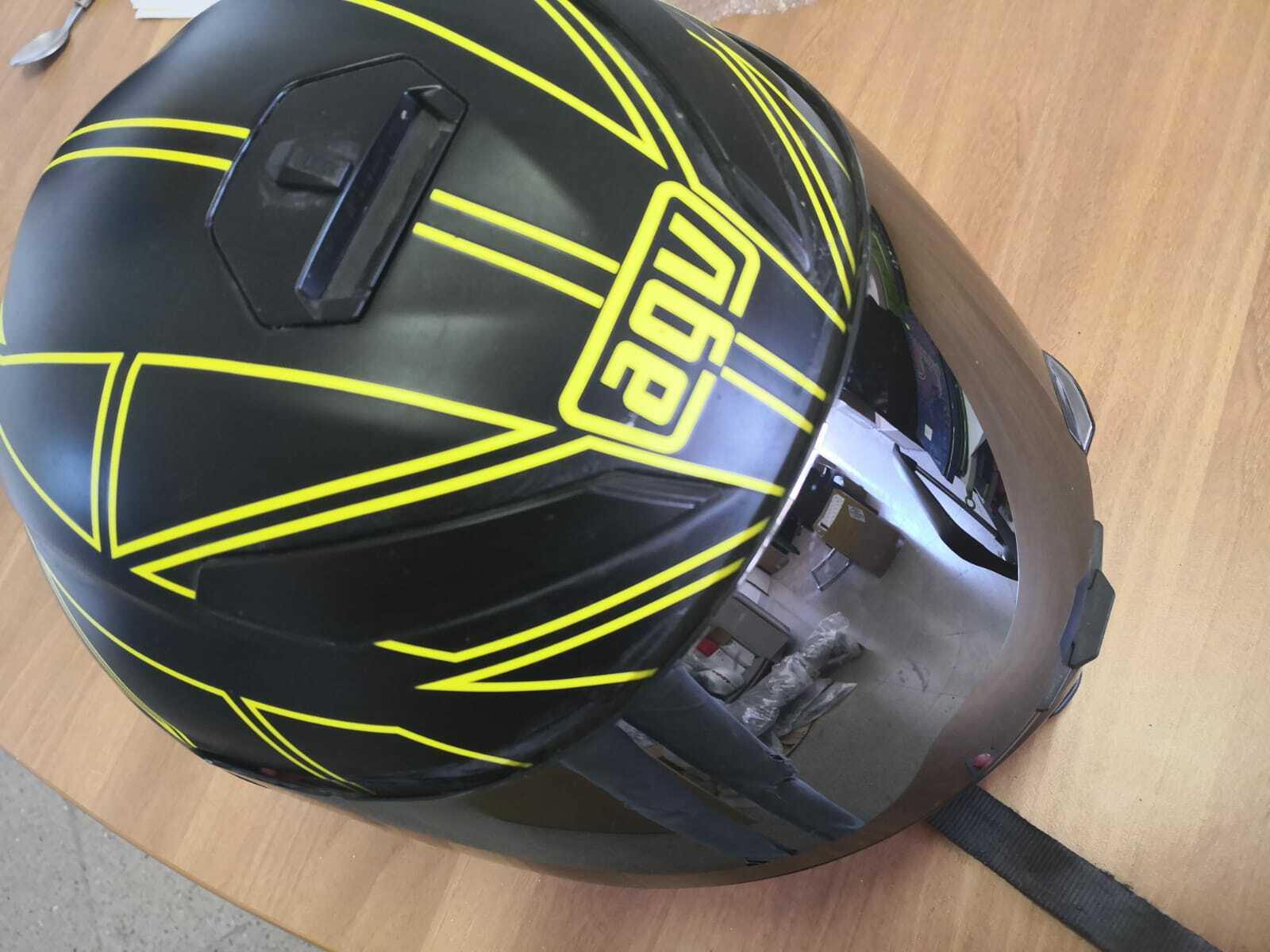 agv k5 hero AGV K5 ML 58 FULL FACE MOTORCYCLE HELMET USED IN GOOD CONDITION