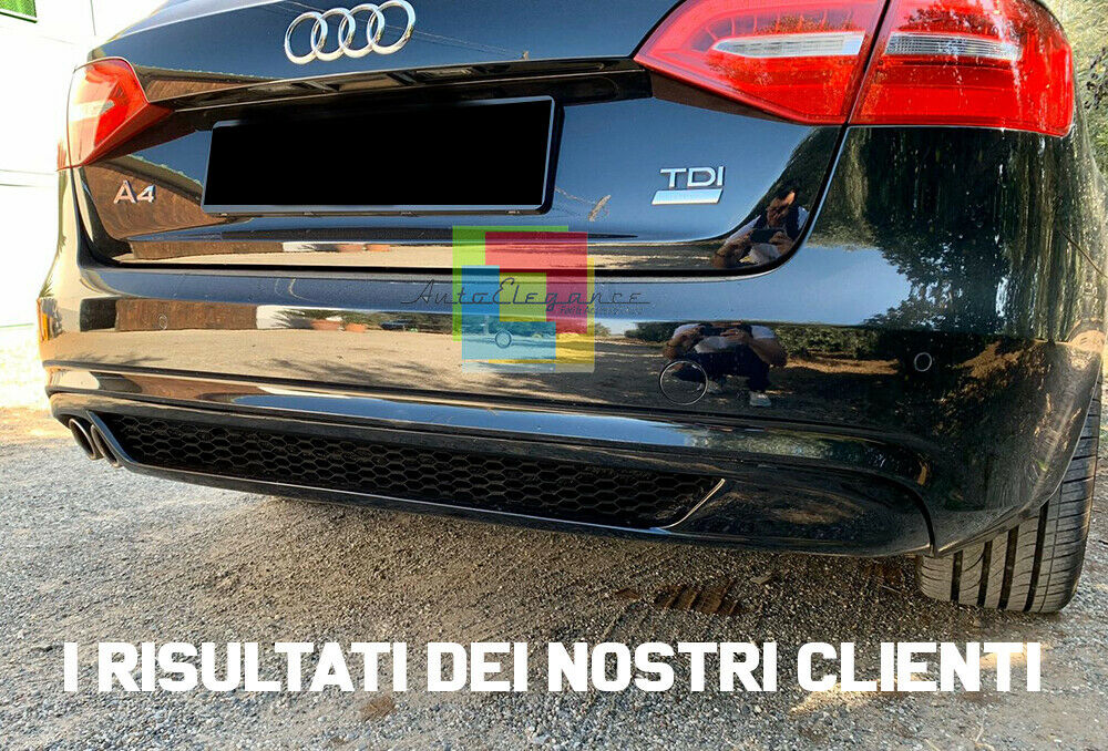 AUDI A4 B8 AVANT BERLINA 2012-2014 DIFFUSORE POSTERIORE SOTTO PARAURTI S LINE AUTOELEGANCERICAMBI