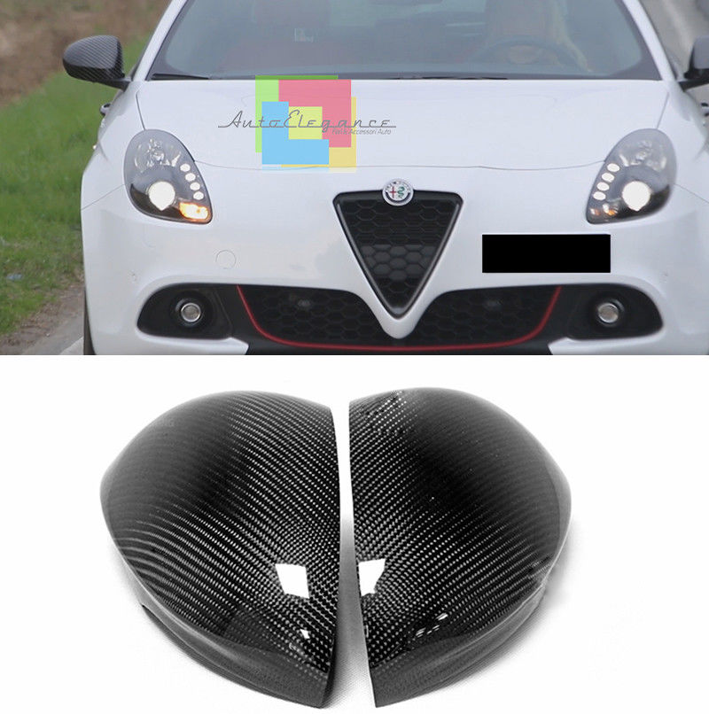 COPERTURE CARBON SPECCHI ABS CALOTTE SOSTITUTIVE ALFA ROMEO 159 GIULIETTA MITO AUTOELEGANCERICAMBI