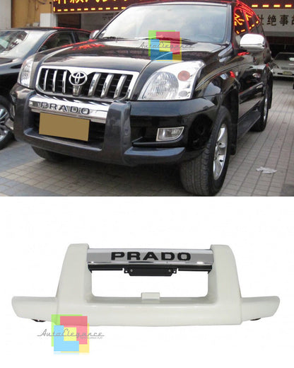 PROTEZIONE PARAURTI ANTERIORE TOYOTA LAND CRUISER FJ120 03-08 LOGO PRADO IN ABS