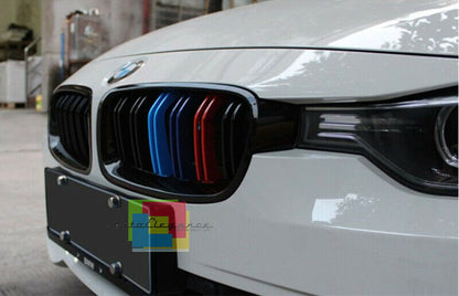 GRIGLIA ANTERIORE CALANDRA 3 COLORI DOPPIA FASCIA M - BMW SERIE 3 F30 F31 2011+