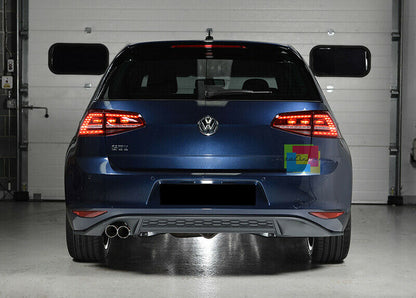 DIFFUSORE POSTERIORE DESIGN GTI SOTTO PARAURTI VW GOLF 7 VII 2012-2017