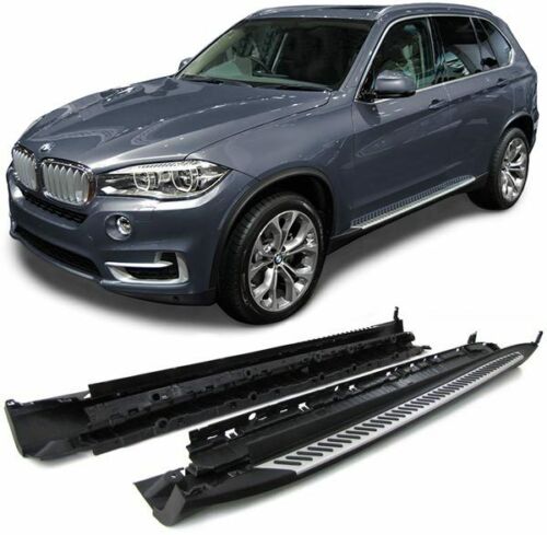 SIDE STEPS BMW X5 F15 2013 ONWARDS ALUMINUM / ABS DOOR SILLS