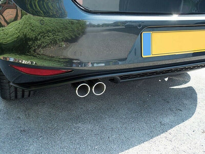 DIFFUSORE POSTERIORE GTI SOTTO PARAURTI VW GOLF 7 MK7 2012-2017 ABS ESTRATTORE