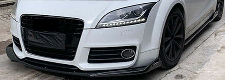 SPLITTER SOTTO PARAURTI ANTERIORE AUDI TT 8J ABS SPORTIVO NERO LIP SPOILER RSTT