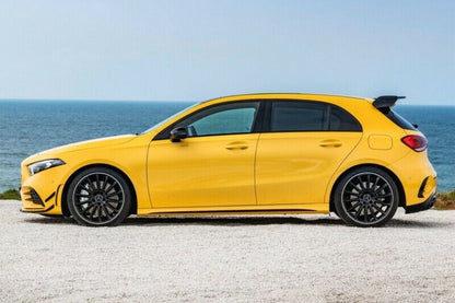 MERCEDES A-CLASS W177 REAR SPOILER AMG LOOK ROOF ABS BLACK WING