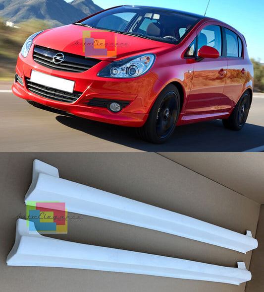 SIDE SKIRTS - OPEL CORSA D 5 DOORS 06-14 OPC LOOK UNDER DOOR