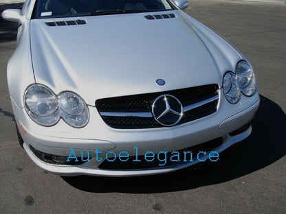 GRIGLIA ANTERIORE MERCEDES SL R230 01-08 DESIGN SPORTIVO AMG PROFILO CROMATO