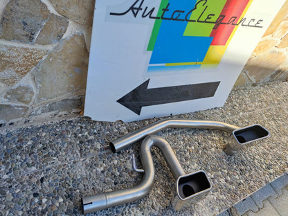 TERMINALI SCARICO COMPLETI PER BMW SERIE 5 F10 F11 INOX M SPORT V8