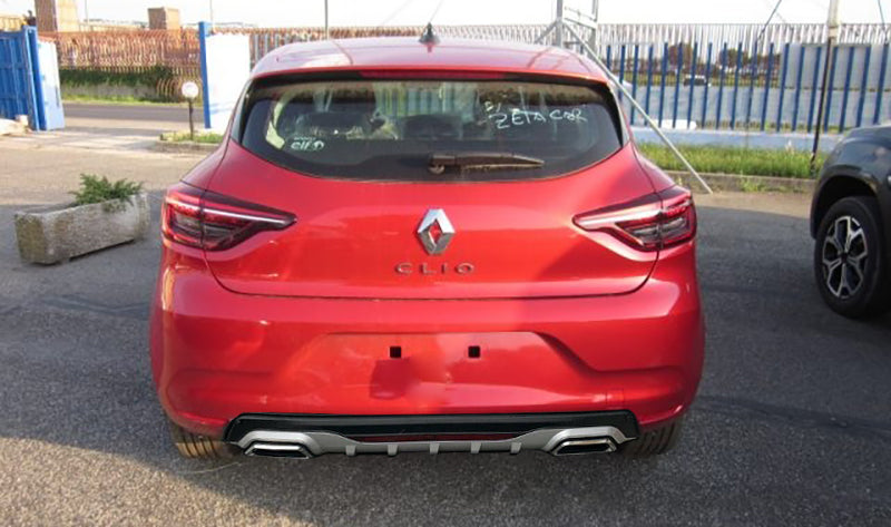 RENAULT CLIO 5 DIFFUSORE SOTTO PARAURTI DIFFUSORE TERMINALI RETTANGOLARI ABS