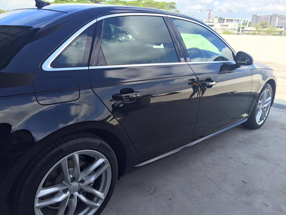 SIDE SKIRTS AUDI A6 C7 4G AVANT SEDAN SLINE S4 RS4 ABS GLOSSY BLACK