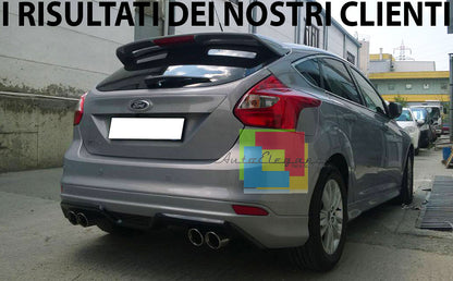 REAR ROOF SPOILER FORD FOCUS MK3 5 DOOR 2011-2016 ST LOOK -