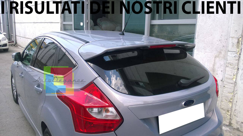 ALETTONE LOOK ST - SPOILER POSTERIORE SUL TETTO FORD FOCUS MK3 5 PORTE 2011-2016 AUTOELEGANCERICAMBI