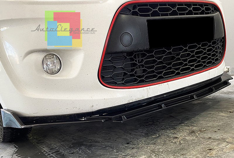 CITROEN C3 II SPLITTER PARAURTI ANTERIORE NERO LUCIDO LOOK RS AUTOELEGANCERICAMBI
