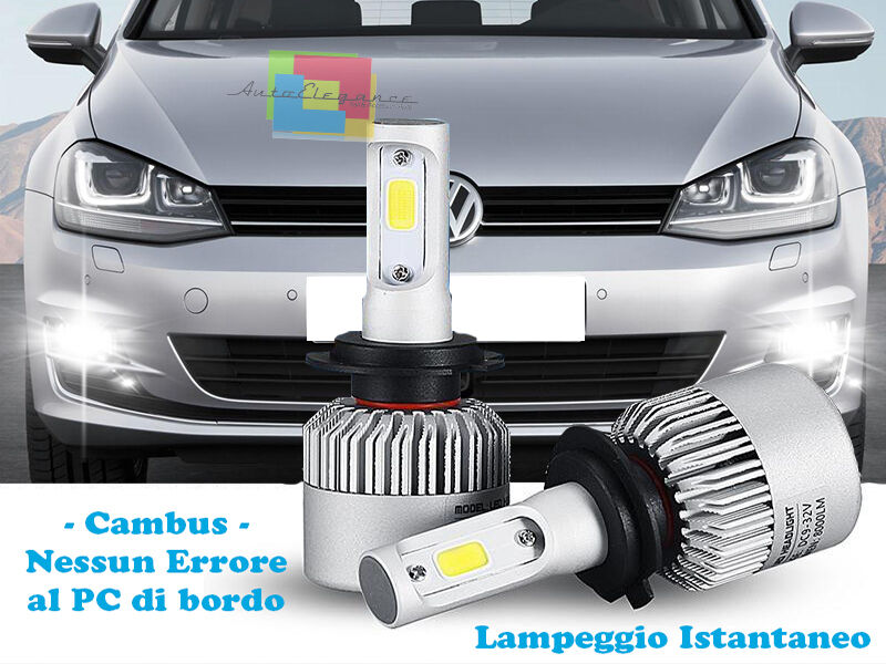 LAMPADE FENDINEBBIA A LED VW GOLF 7 2012+ CAMBUS BIANCO GHIACCIO CREE