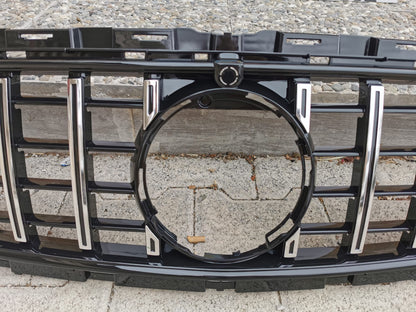 MERCEDES E-CLASS W213 S213 2020+ AMG LOOK FRONT GRILLE SATIN PROFILES
