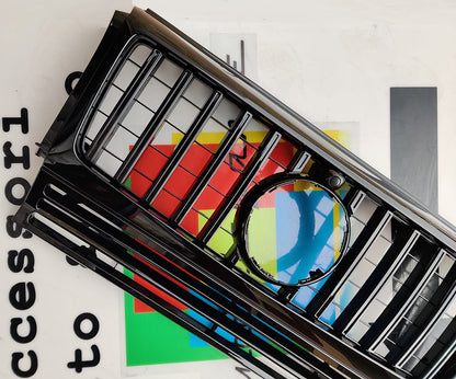 MERCEDES CLASSE G W463 1990-2014 GRIGLIA ANTERIORE AMG CALANDRA PROFILI NERI