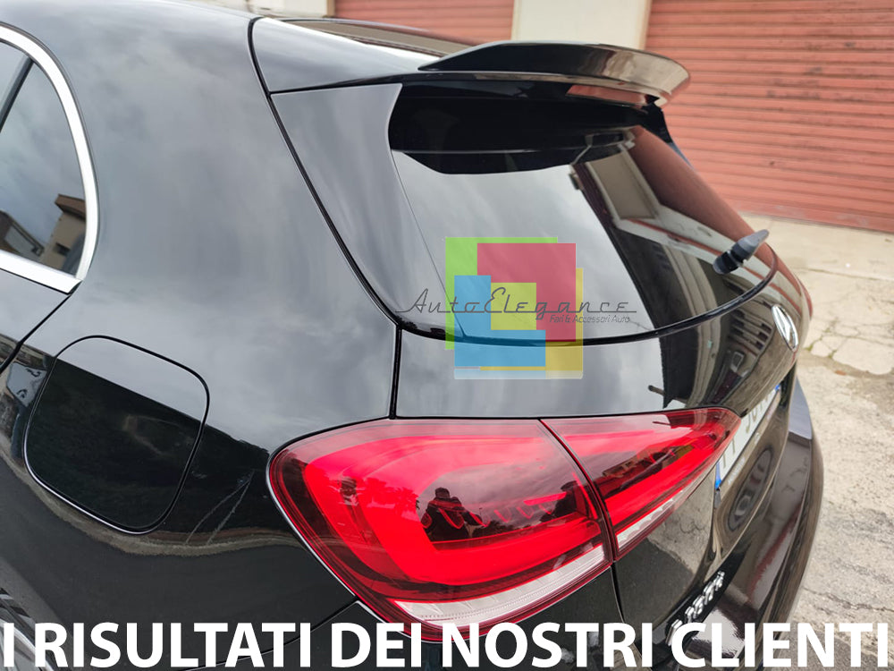 MERCEDES A-CLASS W177 AMG LOOK LOW WING GLOSS BLACK ABS ROOF SPOILER