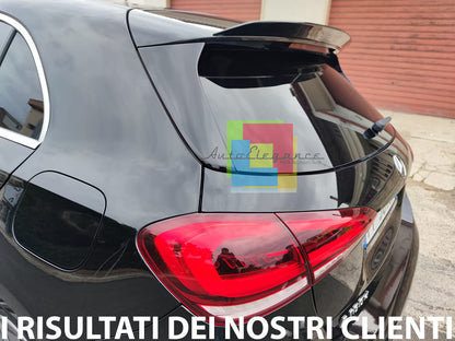 MERCEDES A-CLASS W177 AMG LOOK LOW WING GLOSS BLACK ABS ROOF SPOILER