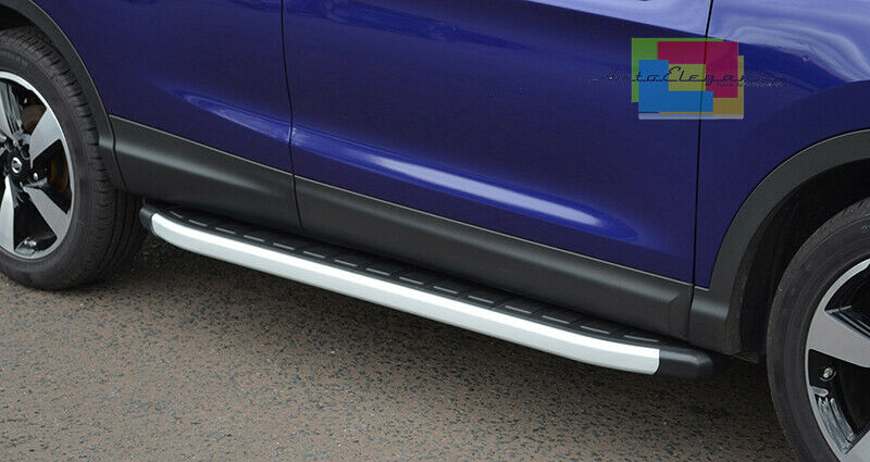 PEDANE LATERALI NISSAN QASHQAI II DAL 2014+ SOTTO PORTA ANTISCIVOLO .-.